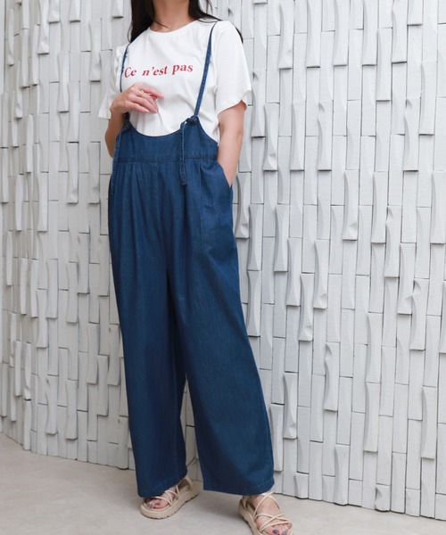 libelle more（リベル モア） サロペット オーバーオール ポケット付き