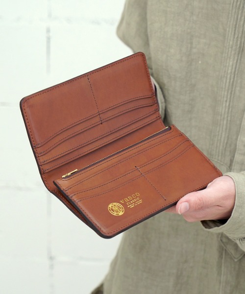 vasco（ヴァスコ） 長財布 財布 LEATHER VOYAGE LONG WALLET メンズ