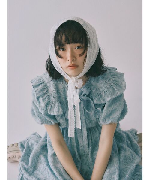 merry jenny レース ヘッドドレス merry jenny カチューシャ ribbon lace headdress / リボン