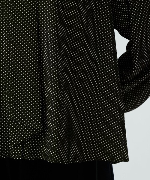 「BALLSEY」 7分袖ブラウス 36 ブラック系その他 レディース Ballsey 「BALLSEY」 7分袖ブラウス 36 ブラック系その他