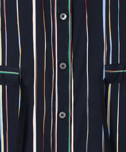 *Paul Smith* \"Signature Pinstripe\" シャツワンピース Paul Smith｜ウィメンズ 