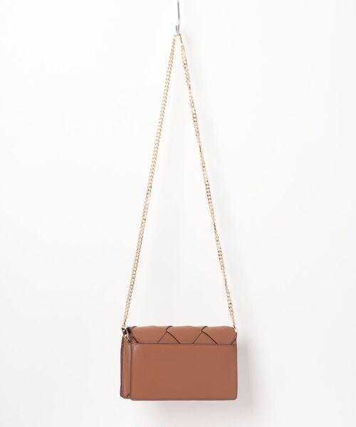 美品　マイケルコース MOTT ミックスレザー ミディアム ボディバッグ SCARLETT(スカーレット) レザー クロスボディ エクストラスモール