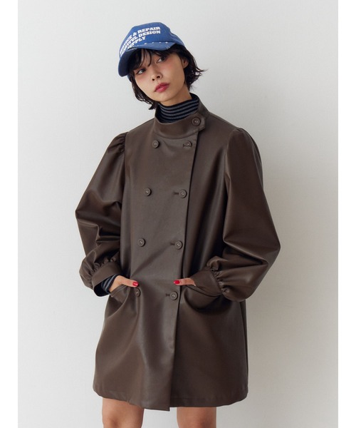 jouetie（ジュエティ） コート アウター フェイクレザーAライン