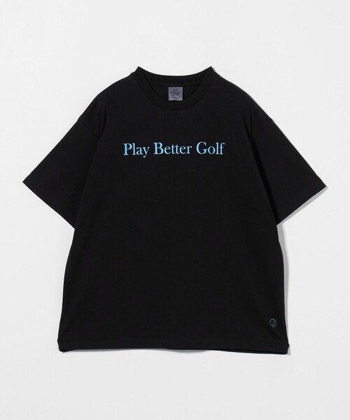 ユナイテッドアローズゴルフ Tシャツ ブラック Lサイズ COOL CLUBS UNITED ARROWS GOLF（ユナイテッドアローズゴルフ） tシャツ 「別注