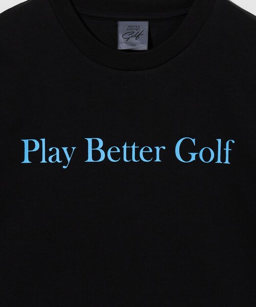 ユナイテッドアローズゴルフ Tシャツ ブラック Lサイズ COOL CLUBS UNITED ARROWS GOLF（ユナイテッドアローズゴルフ） tシャツ 「別注
