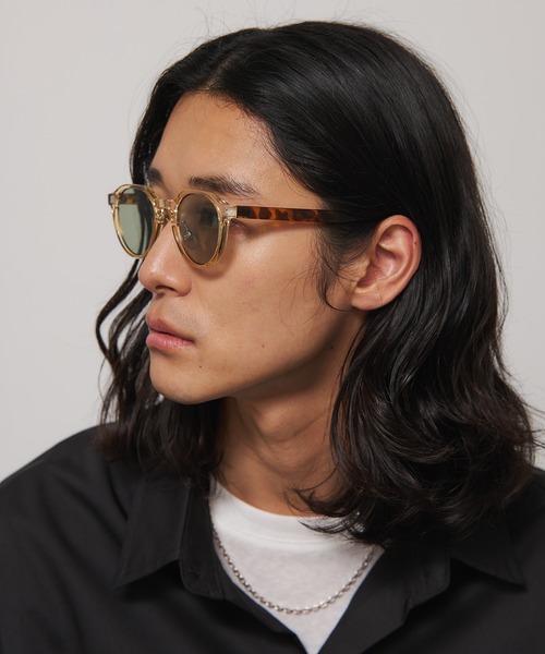 NOsWEA champagne_brown サングラス MONOe サングラス クラウンパント カラーサングラス メンズ