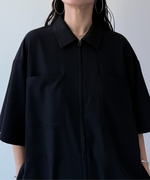 サロペット・オーバーオール・オールインワン wee9s half zip up nylon all in one wee9s half zip up nylon all in one