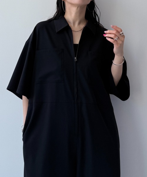 wee9s オールインワン half sleeve zip all in one / ハーフ