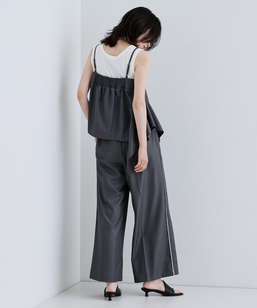 専用ページ1123 INDIVI GALLEST パンツ 「セットアップ可能」サキソニーサイド