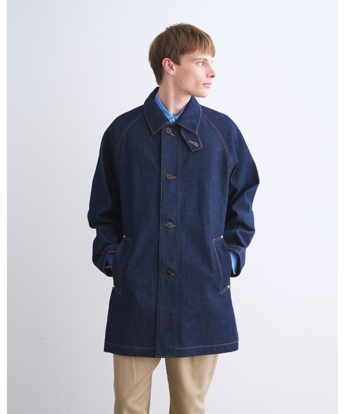 ステンカラーコート コート WORK COAT 002D メンズの画像