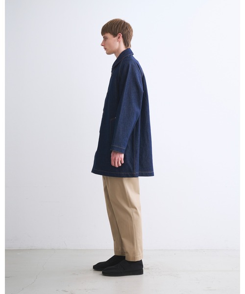 ステンカラーコート コート WORK COAT 002D メンズの画像