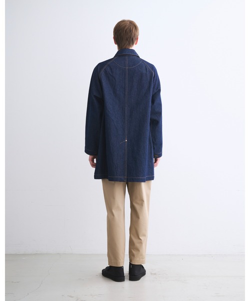 ステンカラーコート コート WORK COAT 002D メンズの画像