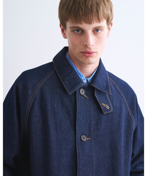 ステンカラーコート コート WORK COAT 002D メンズの画像