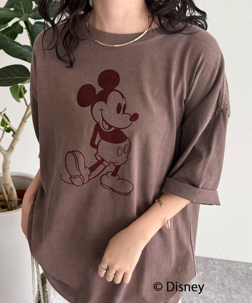 tシャツ 「GOOD ROCK SPEED/グッドロックスピード」Mickey フロッキープリントBIGTシャツ レディース | fredy emue | 08