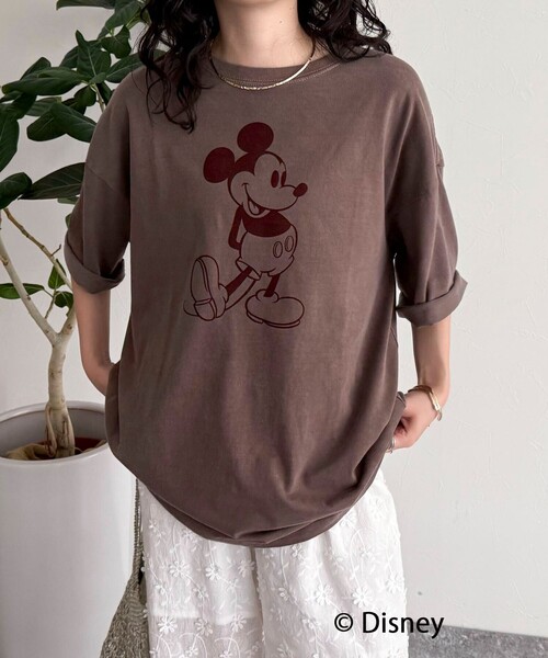 tシャツ 「GOOD ROCK SPEED/グッドロックスピード」Mickey フロッキープリントBIGTシャツ レディース | fredy emue | 09