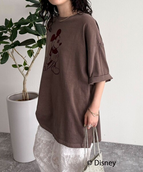 tシャツ 「GOOD ROCK SPEED/グッドロックスピード」Mickey フロッキープリントBIGTシャツ レディース | fredy emue | 10