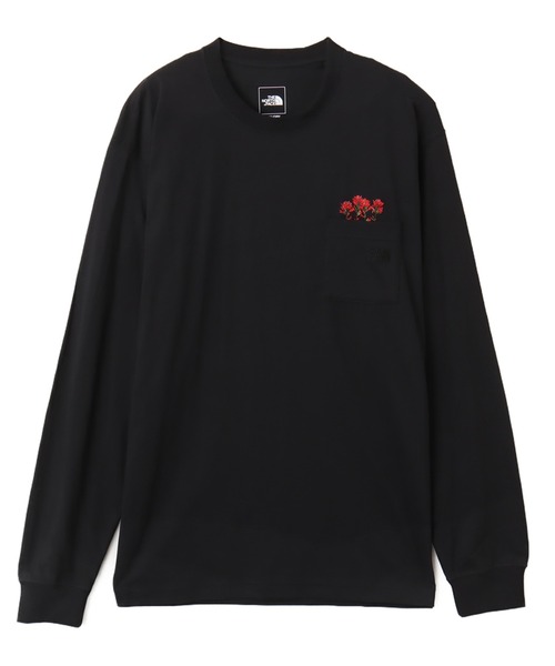 THE NORTH FACE tシャツ L/S FD Flower Logo Tee / ザ・ノース