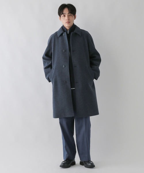 GLOBAL WORK（グローバルワーク） ステンカラーコート コート ウーリー