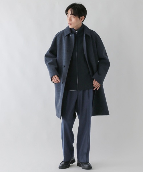 GLOBAL WORK（グローバルワーク） ステンカラーコート コート ウーリー