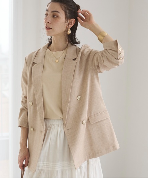 「ANGIE」 ジャケット FREE ネイビー レディース_画像5