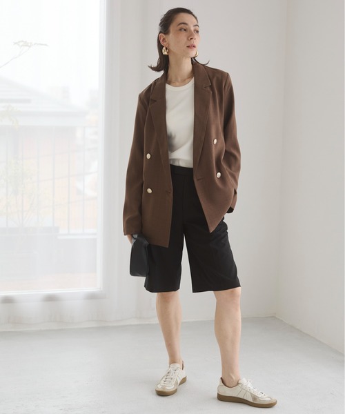 「ANGIE」 ジャケット FREE ネイビー レディース_画像8