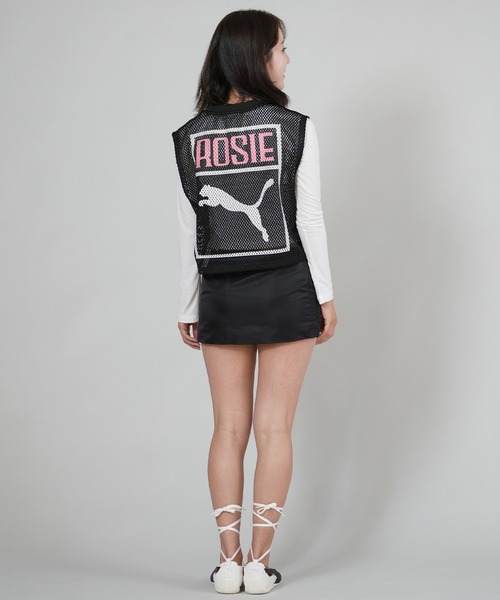 PUMA（プーマ） タンクトップ ノースリーブ ROSE RELAXED MESH TOP