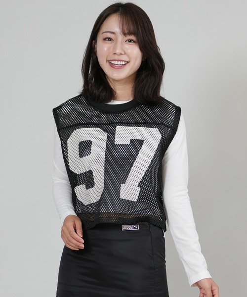 PUMA（プーマ） タンクトップ ノースリーブ ROSE RELAXED MESH TOP