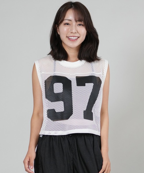 トップス PUMA X ROSE Relaxed Mesh Top S プーマ PUMA プーマ x ロゼ リラックスド メッシュ トップ（PUMA x