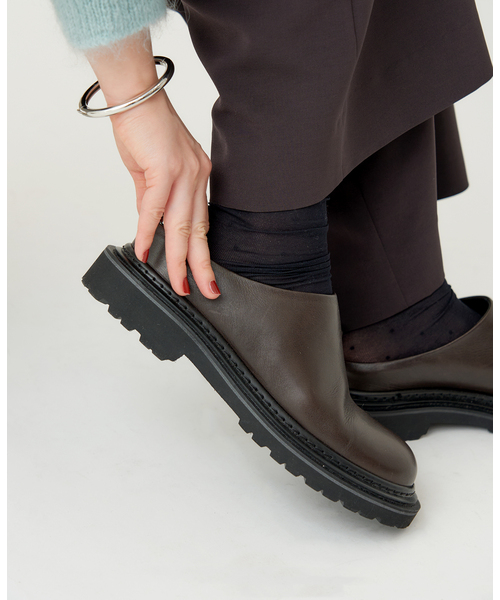 美品✨PIPPICHIC フラットシューズ スクエアトゥ linda リンダ