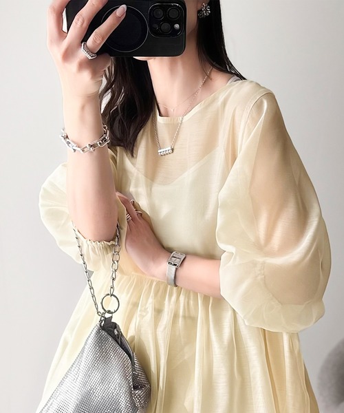 「classicalelf」 長袖チュニック MEDIUM アイボリー レディース