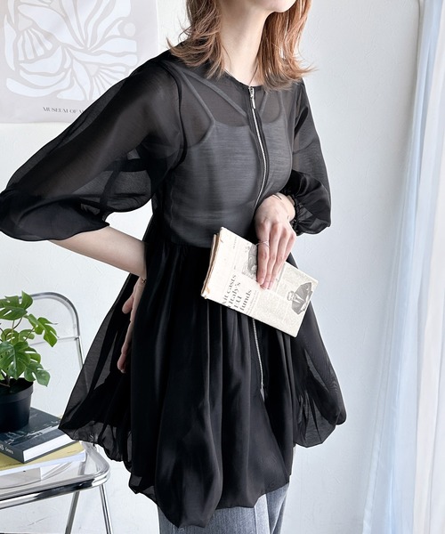 「classicalelf」 長袖チュニック MEDIUM アイボリー レディース