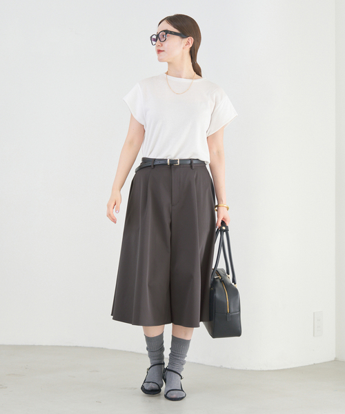 IENA パンツ タックキュロットパンツ レディース : ZOZOTOWN Yahoo!店  