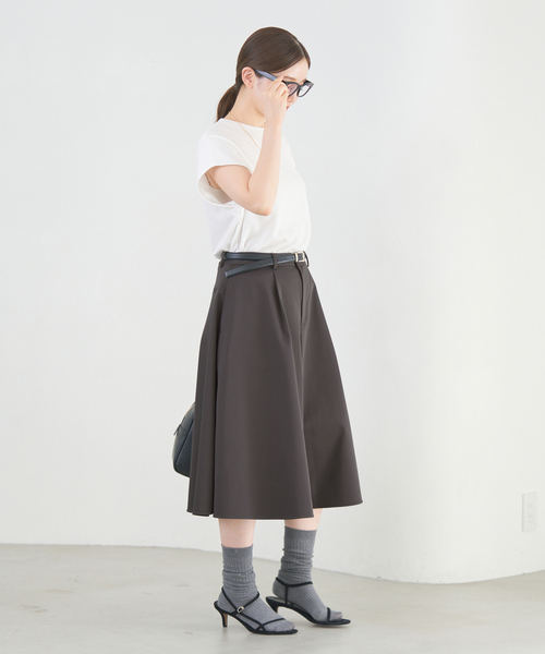 未使用　IENA　イエナ　キュロット　ハイウエスト　Aライン　ハーフ　パンツ IENA パンツ タックキュロットパンツ レディース : ZOZOTOWN