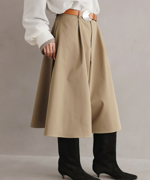 未使用　IENA　イエナ　キュロット　ハイウエスト　Aライン　ハーフ　パンツ IENA パンツ タックキュロットパンツ レディース : ZOZOTOWN