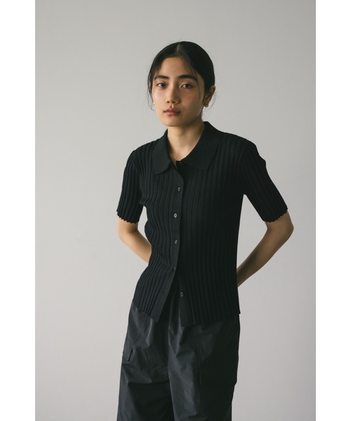 「STYLEMIXER」 7分袖ニットカーディガン FREE ベージュ レディース_画像5