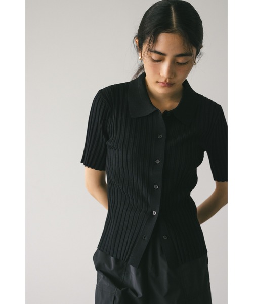 「STYLEMIXER」 7分袖ニットカーディガン FREE ベージュ レディース_画像6