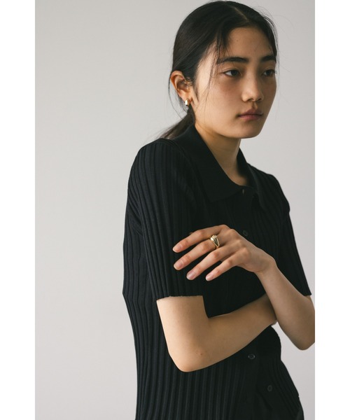 「STYLEMIXER」 7分袖ニットカーディガン FREE ベージュ レディース_画像9