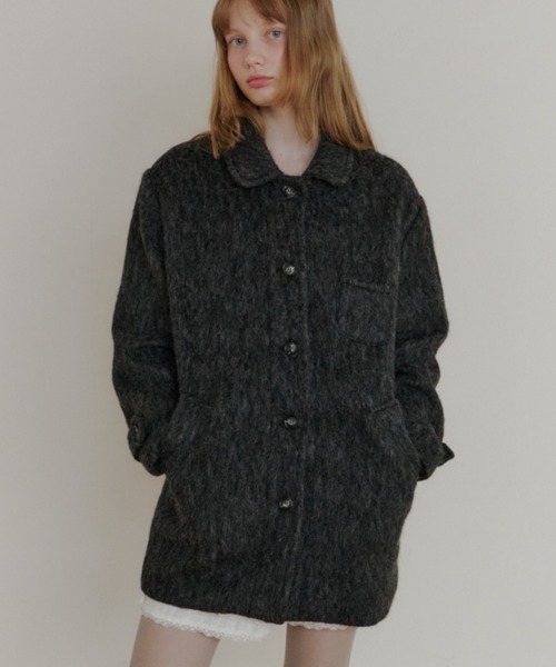 GIUNON ラウンドカラーウールコート GIUNON コート アウター round collar wool coat / ラウンドカラー