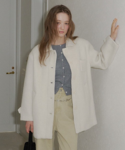 GIUNON ラウンドカラーウールコート GIUNON コート アウター round collar wool coat / ラウンドカラー