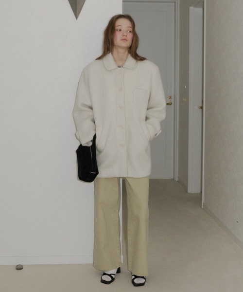 GIUNON ラウンドカラーウールコート GIUNON コート アウター round collar wool coat / ラウンドカラー