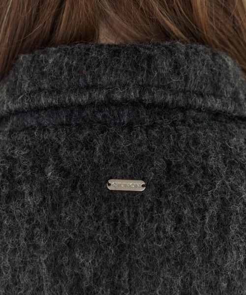 GIUNON コート アウター round collar wool coat / ラウンドカラー