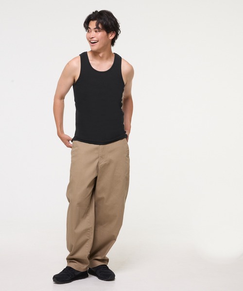 tシャツ 「M-2XL対応」パックヘビーウェイトリブタンクトップ メンズ | coca | 04