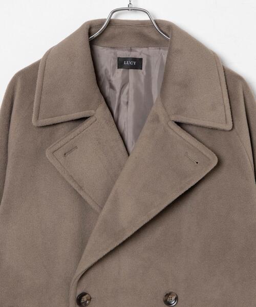 「LUCY」 チェスターコート MEDIUM ベージュ メンズ_画像5