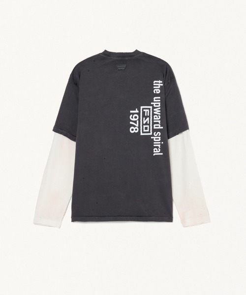 FORSOMEONE tシャツ ROPE LAYERED LS TEE メンズ : ZOZOTOWN Yahoo!店