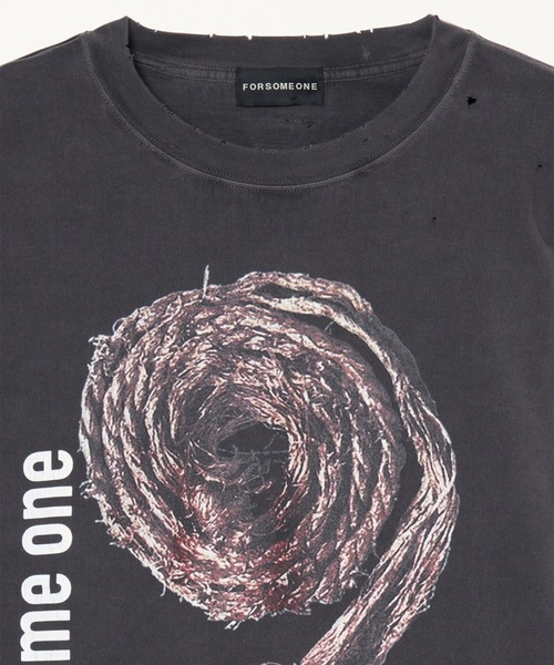 FORSOMEONE（フォーサムワン） tシャツ FORSOMEONE ROPE LAYERED LS