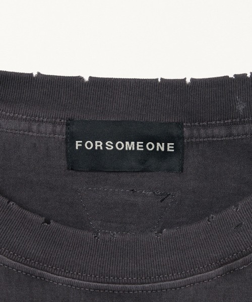FORSOMEONE（フォーサムワン） tシャツ FORSOMEONE ROPE LAYERED LS