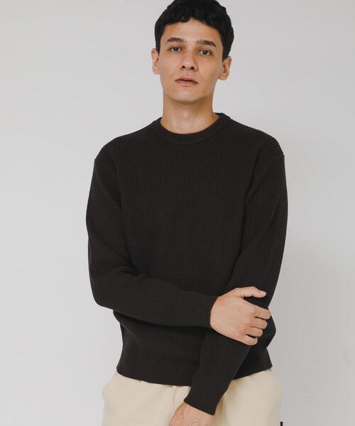 URBAN RESEARCH Sonny Label セーター ニット ウォッシャブルワッフル