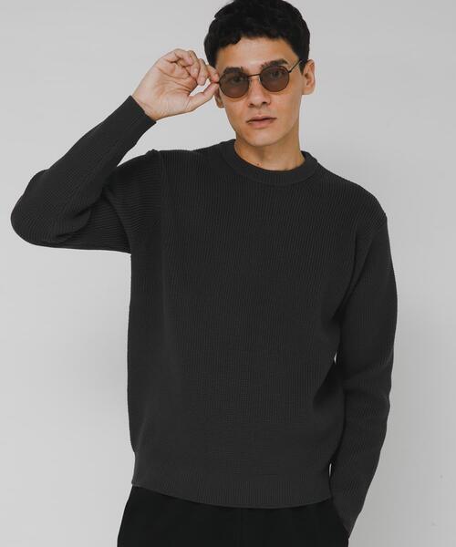URBAN RESEARCH Sonny Label セーター ニット ウォッシャブルワッフル