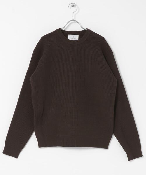 URBAN RESEARCH Sonny Label セーター ニット ウォッシャブルワッフル