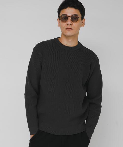 URBAN RESEARCH Sonny Label セーター ニット ウォッシャブルワッフル
